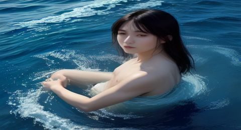 日本成人动漫产业规模深度报告封面，蓝紫色调数据可视化风格，展示产业链结构图